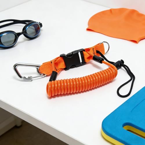 Correa submarina retráctil anti-pérdida para accesorios de buceo y kayak 3