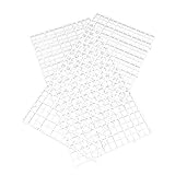 VERDANVERSE 6 Pezzi Pannelli Isolanti per Acquario Piastra Rete Bianca per Filtro Fondo Vasca Divisori per Separare Pesci Aggressivi e Fragili Facile da Installare e Rimuovere Accessori