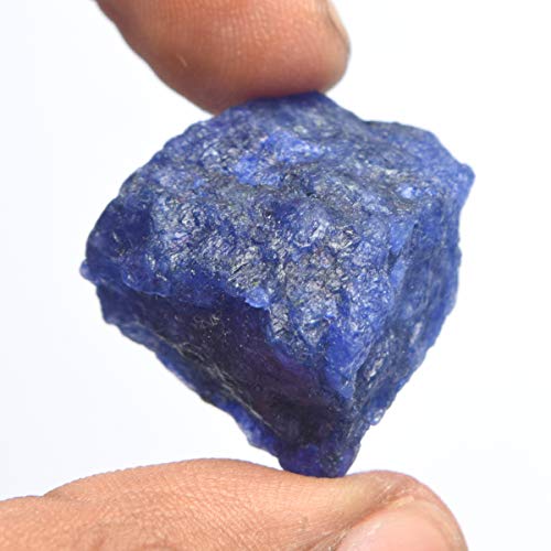 Untreated Raw Rough Sapphire 55.00 Ct. Certified Healing Crystal Natural Blue Sapphire Gemstone4