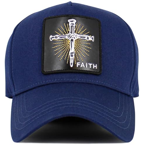 Image of KBETHOS Praying Hands Rosary Dad Hat Baseball Cap Unconstructed Polo Style Adjustable Unisex