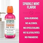 TheraBreath Anticavity Fluoride Mouthwash, Sparkle Mint, Dentist Formulated, 16 Fl Oz (2-Pack). - Image 5