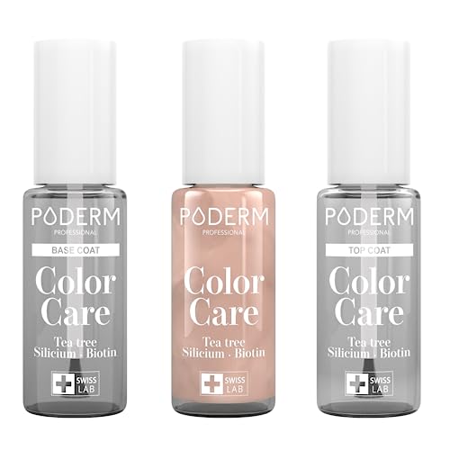 Vernis Tea Tree PODERM Coffret Prestige Soin Complet Ongles Swiss Made
