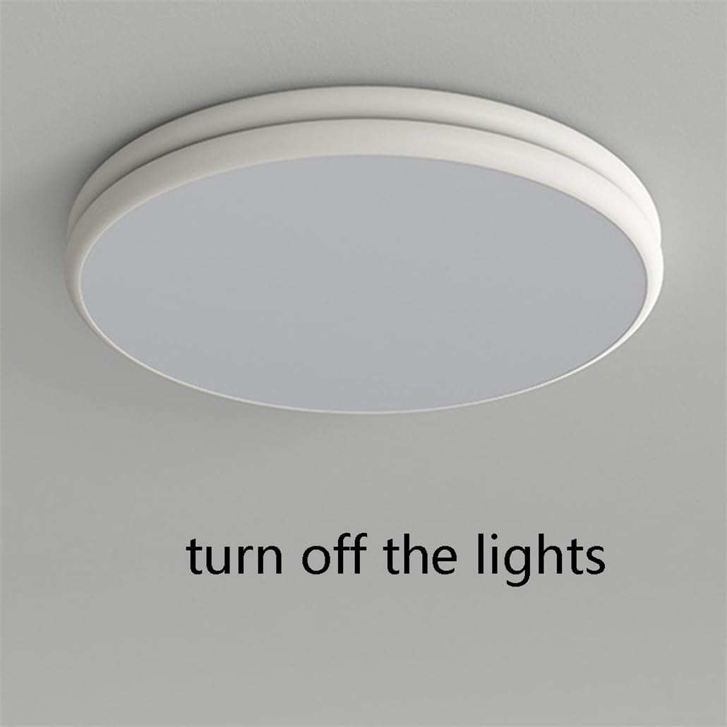 Luces de Techo LED Rojo Montaje al RAS Mono súper Delgado LED LED Montaje de Techo de Montaje con Control Remoto Lámpara de Techo Moderna de 36 W para el Comedor de Oficina de Cocina de