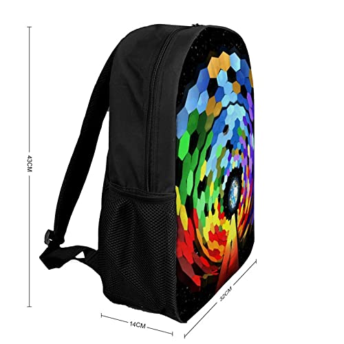 Sac à dos de mode décontracté 17" imprimé en 3D grand confort - 2