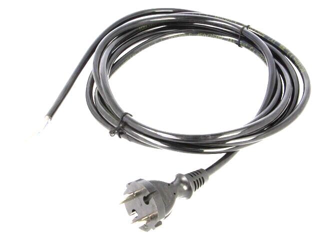 Câble CEE 7/17 PUR résistant 3m Plastrol noir 16A 250V