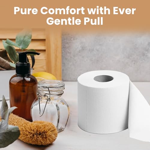 Image of Claret Ultra Soft 3-Ply Virgin Pulp Toilet Rolls | 300 Pulls Each Skin-Friendly | 4 Rolls in 1 Pack | OBA-Free | Sanitary System Friendly (Pack Of 4 Rolls)