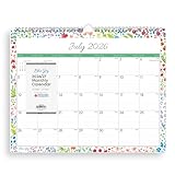 Blue Sky 2026-2027 Monthly Academic Year Wall Calendar, July 2026 - June 2027, 15' x 12', Durable Twin Wire Binding, Perfect For Home, Office And Classroom, Ditsy Dapple Light