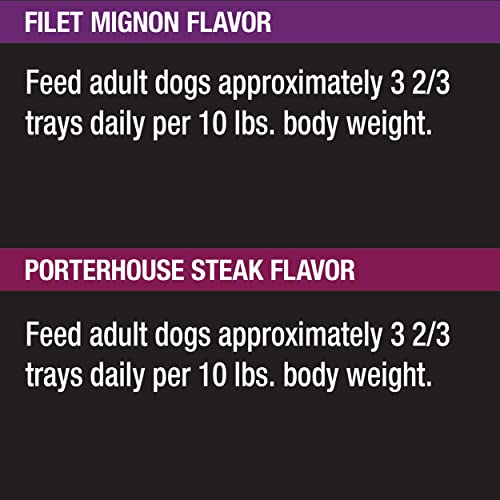 Cesar Classics Variety Pack Filet Mignon Flavor & Porterhouse Steak Flavor Dog Food, 3.5 Ounce (Pack Of 24) #TOP6