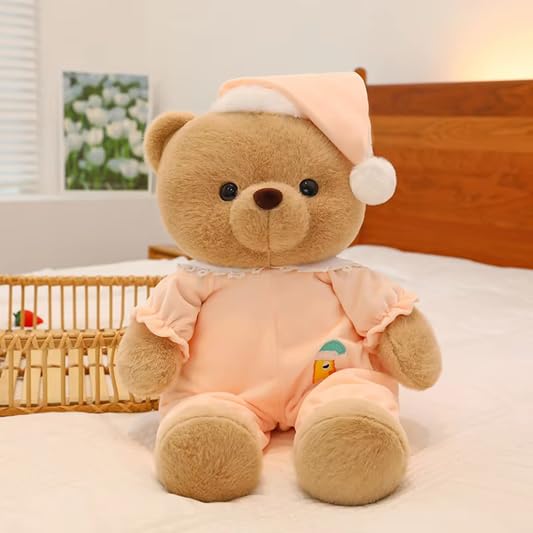 Image of SCOOBA Night Accompany Bear Soft Toy 35 cm (Pink Bear)