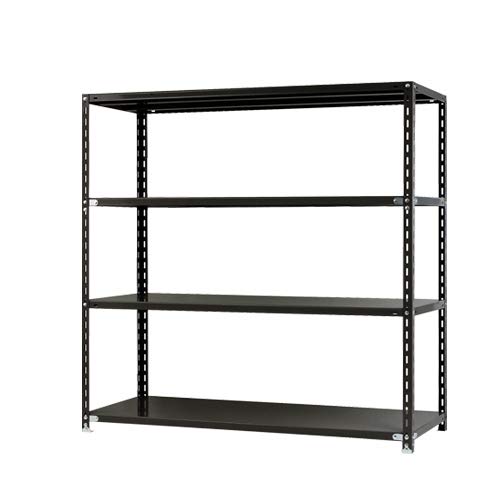 スチールラック　幅120cm メタルラック　ブラック　スチール棚　収納ラック　黒 楽天市場】スチールラック ラック 4段 幅120 ラー マット 黒