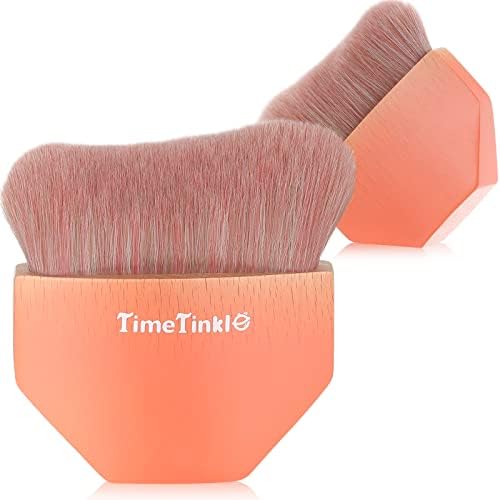 TimeTinkle Tanning Brush for Body - Self Tanner Brush for Smooth Sunless Tanner Application - Body Makeup Brush Foundation Brush for Fake Tan - Also as Body Blending Brush or Bronzer Brush