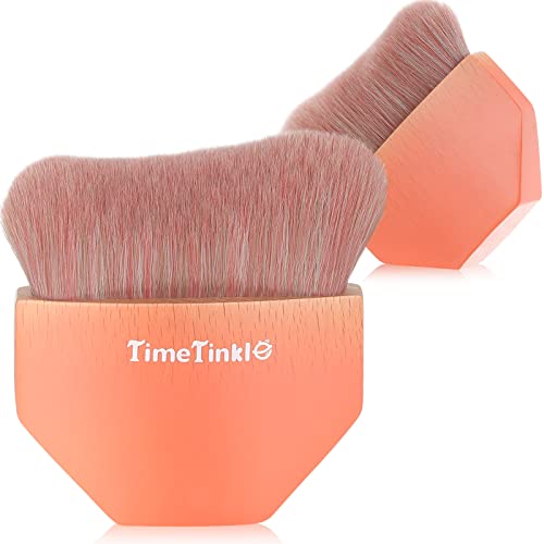 TimeTinkle Tanning Brush for Body – Self Tanner Brush for Smooth Sunless Tanner Application – Body Makeup Brush Foundation Brush for Fake Tan – Also as Body Blending Brush or Bronzer Brush