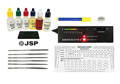 Gold Silver & Diamond Tester Gemstone Testing KIT Electronic Test 6 Solutions