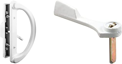 Miniatura 10 de Prime-Line C 1225 mango con pestillo para puerta corrediza 3-1516 mango con pestillo color blanco 1 unidad