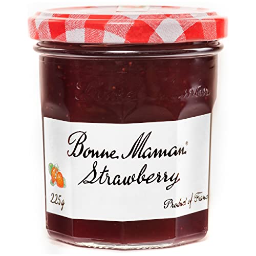 Image of Bonne Maman Strawberry Preserve, Marmalade Fruit Jam, 7.9 oz / 225 g