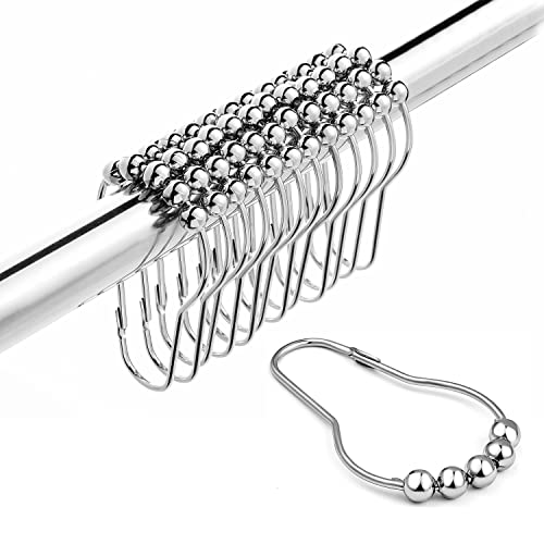 Shower Curtain Hooks Curtain Hooks Rings for shower curtain (14 Pack)