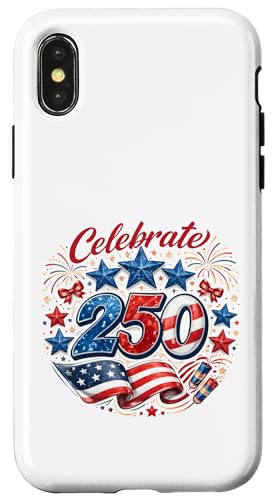 USA 250���N�L�O �N�[���Ȉ����I�Ȑ��Ƌ|���j�� �X�}�z�P�[�X iPhone X/XS �p