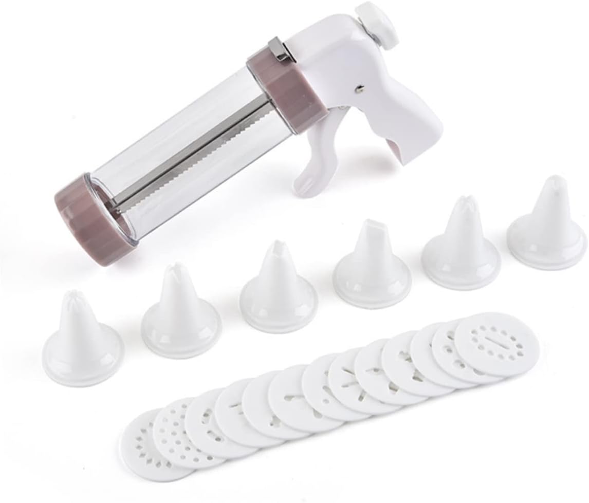 Baking Supply Piping Extruder for Cake Decorating Set Kit White Easy to Use Clean Perfect for Family