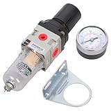 Sichere Luftfilter Regler Kombination mit Messgeräten, Kompressor Zubehör für Sprays, Lackierarbeiten und Kfz Reparaturarbeiten Industrieller Regler