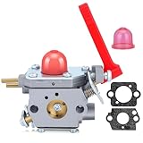 C1U-W50A Carburetor for Zama 585345913 Homelite Poulan Pro PP28CD PP28LD PP28PDT PP28RJ String Trimmers with Primer Bulb