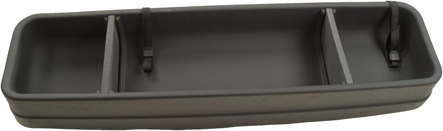 Husky Liners Gearbox - Under Seat Storage Box | 2009-2014 Ford F-150 SuperCrew w/o Subwoofer Under Rear Seat - Black, 1 Pc. | 09241