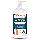 32 FL OZ- Organic Pure Wild Alaskan Salmon Oil for Dogs & Cats - Supports Joint Function, Immune & Heart Health - Omega 3 Liquid Food Supplement - All Natural EPA + DHA Fatty Acids for Skin & Coat …