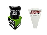 CYCLEMAX One Pack Compatible with Kawasaki Oil Filter 49065-2071 Contains One Filter and a Funnel