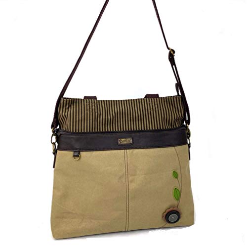 Chala Large Canvas Cloth Tote Bag with Leather Playful Animal Characters2