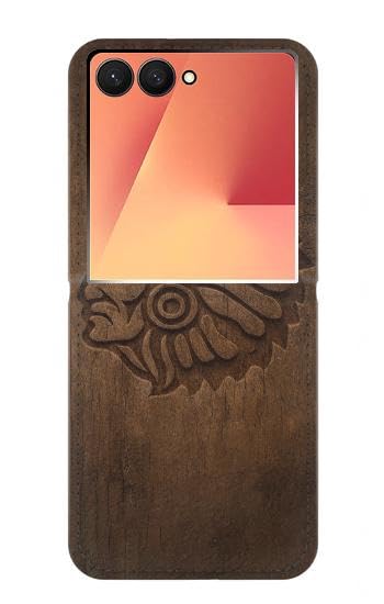 Housse Samsung Z Flip 7 cuir bois amérindien idée cadeau originale