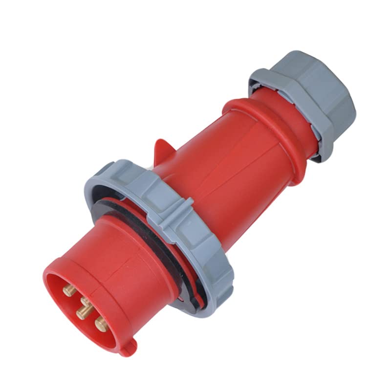 IEC60309 Waterproof Industrial CEE Connector Plug 4Pin 16A 400V 3P+E IP67