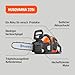 Husqvarna 225i Akku-Kettensäge - Leicht, kabellos, leise, 12″ Schiene, 20 m/s Kettengeschwindigkeit, ideal für Baumschnitt und Gartenpflege (inkl. Akku & Ladegerät)