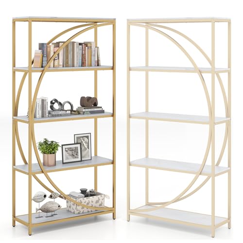 IMPIANTO DI RIPIANI STRATIFICATI PER UN’ORGANIZZAZIONE OTTIMALE: Con cinque ripiani aperti distinti, questa libreria verticale permette di classificare i tuoi oggetti secondo le tue esigenze: libri sui ripiani inferiori per un facile accesso, piante e oggetti artigianali sui ripiani superiori per valorizzare la decorazione. Ogni spazio è progettato per evitare ingombri e mantenere l’ordine nel tuo ambiente