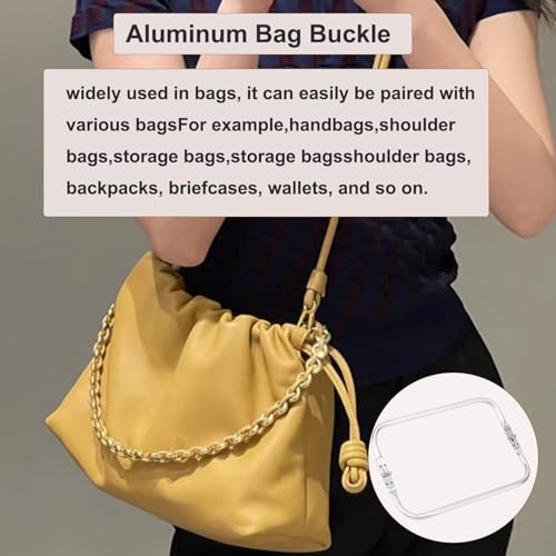 Set Aus 2 Häkeltaschenverschlüssen, U-Förmige Aluminiumtaschenverschlüsse, Taschenverschluss Für Clutches - Diy-Zubehör Für Taschen Und Geldbörsen