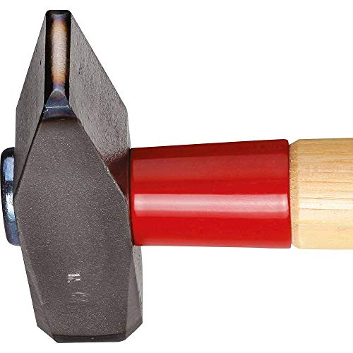 GEDORE 600 ICH-300 Schlosserhammer Rotband Plus - Das Original - 300g - Hochwertiger Schlosser Hammer für Präzisionsarbeiten… – Ansicht 3