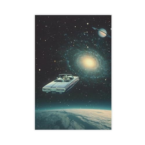 Poster sur toile Lost In Space With You UTGN tableau moderne en coton haute densite