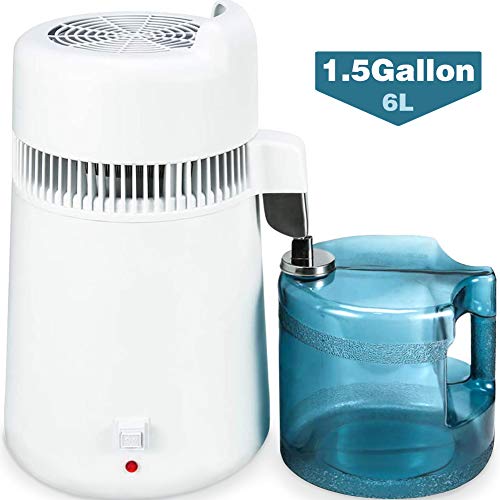 A.B Crew 1.5Gallon 6Liter 110V 900W Desktop Water Distiller Water Purifier Home Distilling