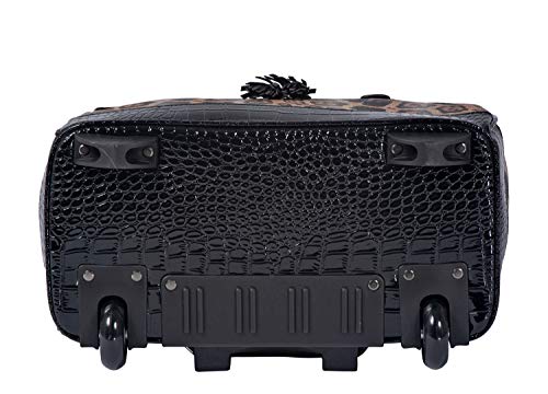 Jkm & Company Rolling Laptop Computer Wheels Briefcase - The London Leopard - Mother's Day Gift Idea #TOP6