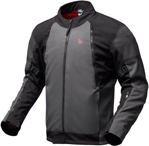Modeka Muva Motorrad Textiljacke, dunkelgrau/schwarz, 4XL