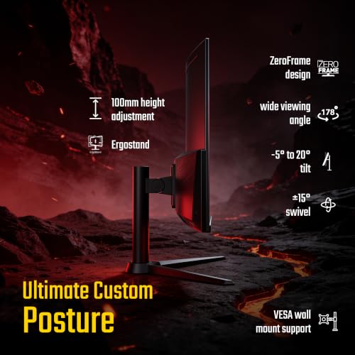 Image of Acer Nitro XZ322QU V3 31.5 Inch Curved Gaming Monitor | WQHD 2560x1440 | 180Hz | Up to 0.5ms GTG | AMD FreeSync | VESA DisplayHDR 400 | 1500R Curved Screen VisionCare | HDMI 2.0 |DisplayPort 1.4