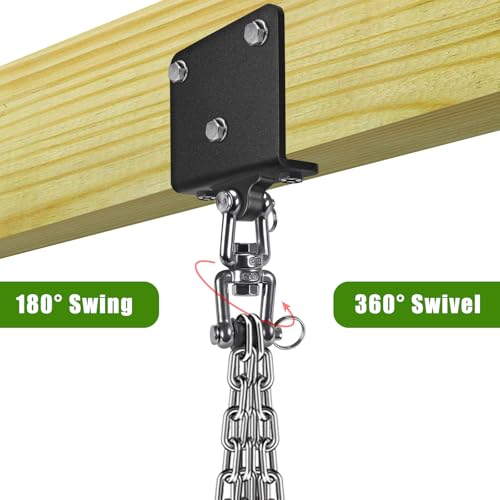 Image of BeneLabel Heavy Bag Hanger for Punching Bag Beam Mount Hardware 360 Rotation Boxing Bag Ceiling Mount I-Beam Hanger for Hanging Heavy Punching Bags Wall Hangers