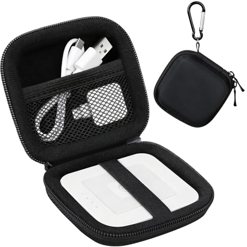 Lacdo Case for Square Card Reader, Chip Card Reader Scanner Case for Square Reader for contactless and chip (2nd Generation) Hard Carrying Bag Holder for Apple Pay, Black