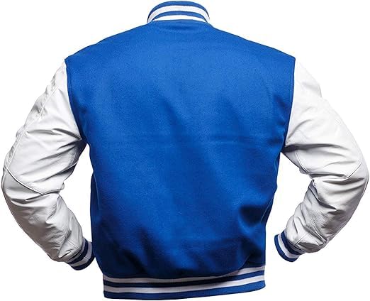 Image of Letterman Varsity Jackets for Men, Baseball Bomber Jackets, High School Letterman Jackets, Warm Wool Outerwear
