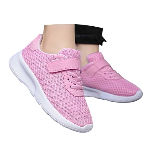 Kids Sneakers Lightweight Breathable Mesh Running Shoes Solid Color Athletic Footwear for Children Age 5 15y2