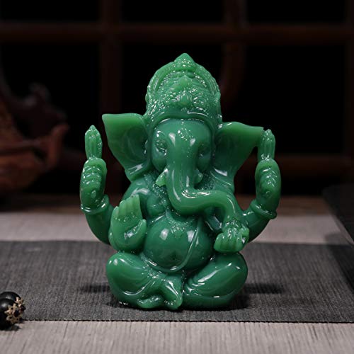Estatua de Lord Ganesha decorativa para hogar y auto miniatura 3