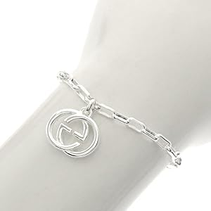 Gucci Bracelet 295711-J8400-8106-19, ワンサイズ, No Stone : Amazon