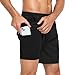 American Trends Men's Swimsuits Mens Swim Trunks with Compression Liner Summer Beachwear Bathing Suit for Men Medium 7