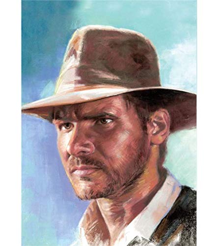 Imán decorativo Signs 4 Fun Indiana Jones 3.5 x 2.5 pulg miniatura 1