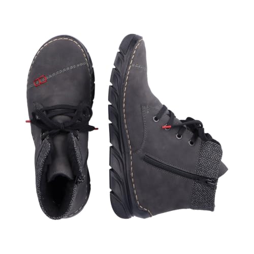 Rieker Damen Stiefel 55031-45 grau Gr. 41 – Ansicht 6