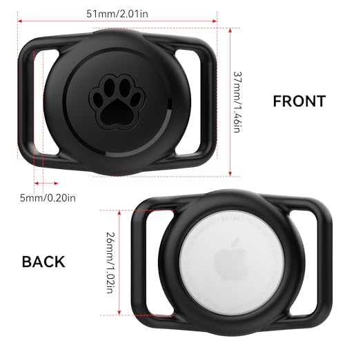 AirTag-Dog-Collar-Holder2-Pack-Upgraded-Durable-Comfortable-Silicone-Case-for-Dog-Collars-Water-Resistant-GPS-Tracking-Accessories-Air-Tag-Protectors-for-Airtag-Dog-and-Cats-Tracker