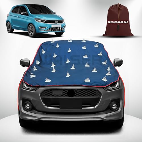 Image of WALSER Spike Car Cover for Tata Tiago | Anti-Climb Nail Guard for Dogs & Monkeys | Protects Bonnet, Roof & Dicky | UV, Dust & Snow Protection | Spike Cover with 4 Adjustable Hook